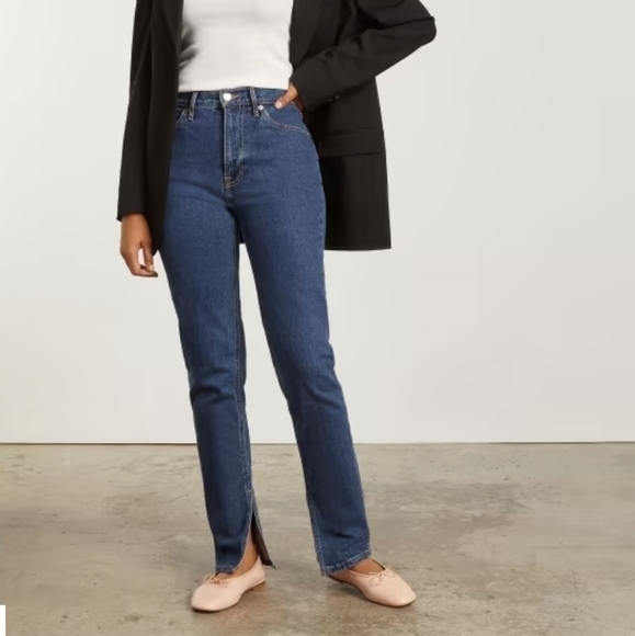 EVERLANE THE CHEEKY SPILT HEM JEAN, SZ 30 - Picture 6 of 16